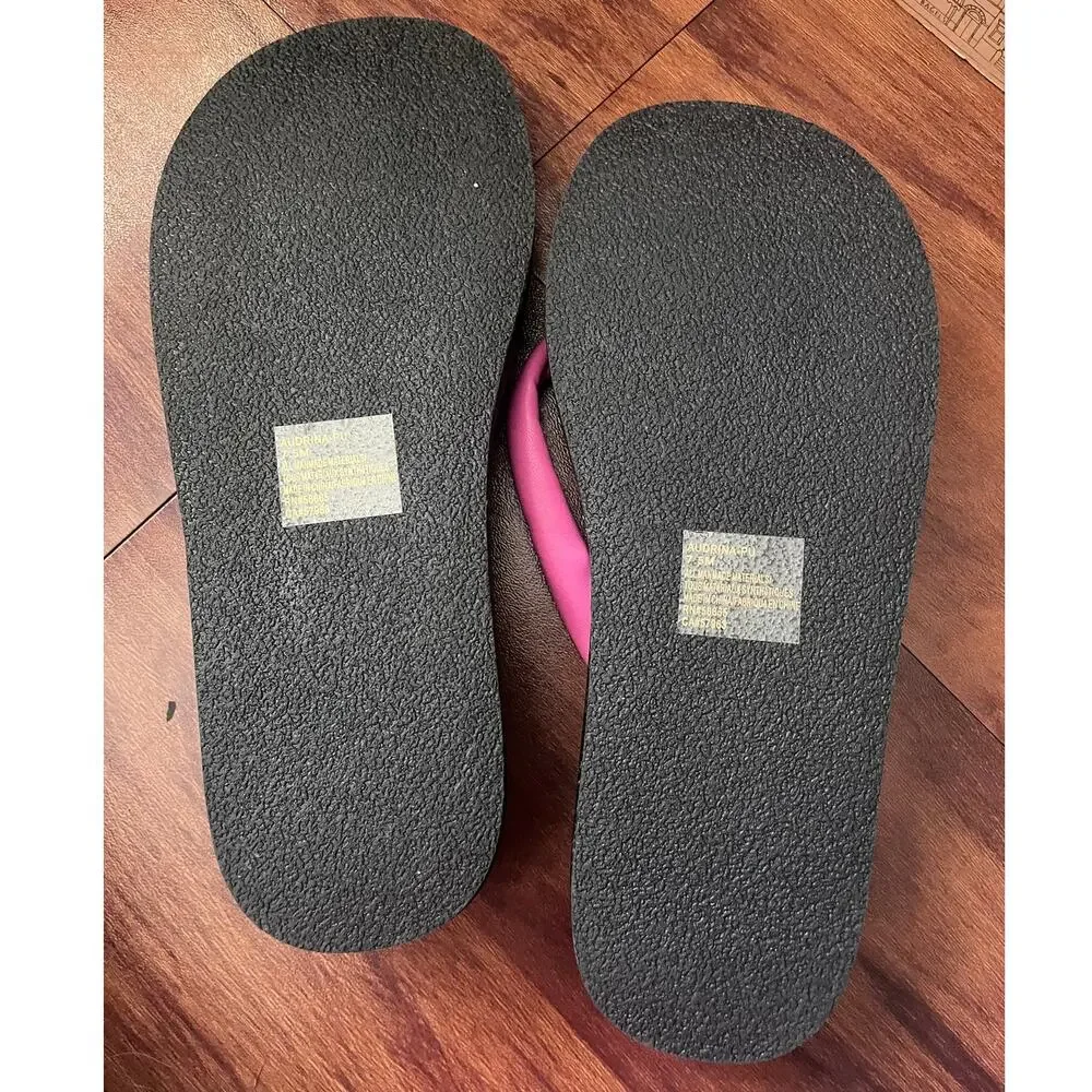 14th & Union Audrina PU Pink Padded Platform Flip Flops Size 7.5M NWOT